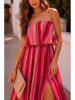 Milan Kiss Kleid in Rot/ Pink