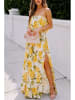 Milan Kiss Kleid in Creme/ Gelb