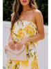 Milan Kiss Kleid in Creme/ Gelb
