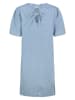 Sublevel Kleid in Hellblau/ Weiß