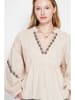 Le Jardin du Lin Bluse in Beige