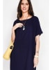 Le Jardin du Lin Kleid in Dunkelblau