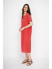 Le Jardin du Lin Kleid in Rot