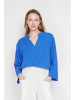 Le Jardin du Lin Bluse in Blau