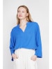 Le Jardin du Lin Bluse in Blau