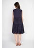 Le Jardin du Lin Kleid in Dunkelblau