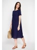 Le Jardin du Lin Kleid in Dunkelblau