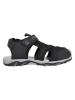 Zigzag Sandalen "Fipa" in Schwarz