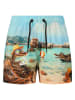 Zigzag Badeshorts "Sealife" in Bunt