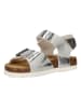 Zigzag Sandalen "Avila" in Silber