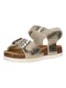 Zigzag Sandalen "Avila" in Gold