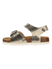 Zigzag Sandalen "Avila" in Gold
