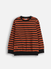 MOKIDA Sweatshirt in Orange/ Schwarz