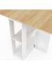 IDOMYA Factory 5-delige eettafelset ''Andy'' wit/beige