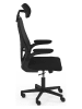 IDOMYA Factory Bureaustoel ''James'' zwart - (B)59 x (H)120,5 x (D)56 cm
