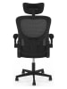IDOMYA Factory Bureaustoel ''James'' zwart - (B)59 x (H)120,5 x (D)56 cm