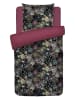 CXL by Christian Lacroix Satin-Bettwäsche-Set in Schwarz/ Bordeaux