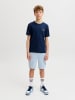 JACK & JONES Junior Sweatshort "Gordon" lichtblauw