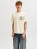 JACK & JONES Junior Koszulka "Vacation" w kolorze beżowym