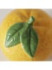 Boltze 2er-Set: Dekofiguren "Obst" in Gelb/ Orange - (H)7 x Ø 7,5 cm