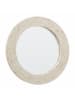Boltze Wandspiegel "Capi" in Beige - Ø 30 cm