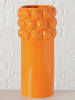 Boltze Vase "Orange" in Orange - (H)36 x Ø 16 cm
