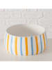 Boltze Schale "Azzurro" in Hellblau/ Orange - Ø 22 cm