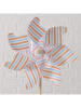 Boltze 2er-Set: Windräder "Azzurro" in Orange/ Hellblau/ Weiß - (H)75 cm 