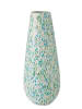 Boltze Vase "Ilyas" in Grün/ Hellblau - (H)45 x Ø 18 cm