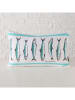 Boltze Poduszka "Sardine" w kolorze błękitno-białym - 30 x 50 cm