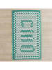 Boltze 3er-Set: Teppiche "Ophelia in Grün/ Hellblau - (L)150 x (B)90 cm