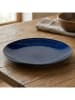 Boltze 2er-Set: Speiseteller "Bleu" in Dunkelblau - Ø 27 cm