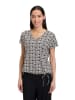 Betty Barclay Bluse in Schwarz/ Creme