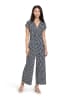 Betty Barclay Jumpsuit in Dunkelblau/ Weiß