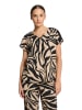 Betty Barclay Bluse in Beige/ Schwarz