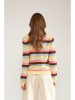 NÜMPH Pullover "Molina" in Gekb/ Pink/ Braun