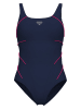 Arena Badpak donkerblauw/roze