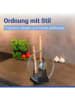 Wenko 3-in-1 gereihouder zwart - (B)10 x (H)15 x (D)10 cm