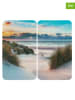 Wenko 2er-Set: Herdabdeckplatten "Dune" in Bunt - (L)30 x (B)52 cm