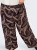 ONLY Carmakoma Broek zwart/lichtbruin