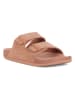 Reef Leren slippers "Oasis" zalmroze