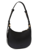 Pinko Leder-Schultertasche in Schwarz - (B)16 x (H)10 x (T)5 cm
