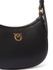 Pinko Leder-Schultertasche in Schwarz - (B)16 x (H)10 x (T)5 cm