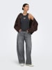 JDY Top "Tulle Life" in Schwarz