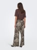 JDY Broek "Debbie" bruin/beige