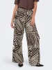 JDY Hose "Debbie" in Braun/ Beige
