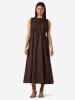 Noisy may Kleid in Braun
