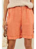 Le Monde du Lin Leinen-Bermudas in Orange