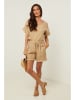 Le Monde du Lin Leinen-Shorts in Camel
