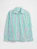 GAP Blouse groen/wit